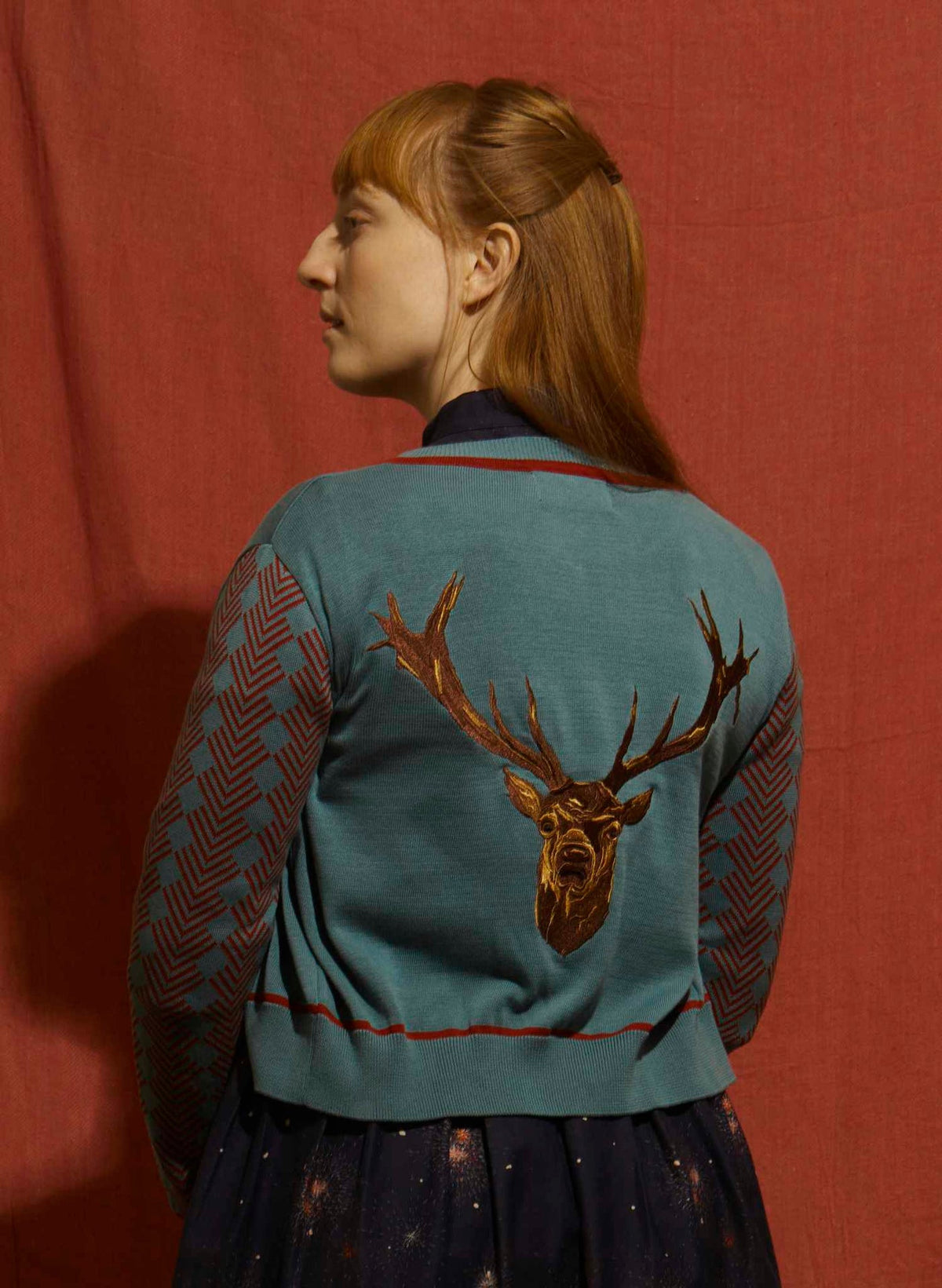 PALAVA - Cardigan Vera Mineral Stag