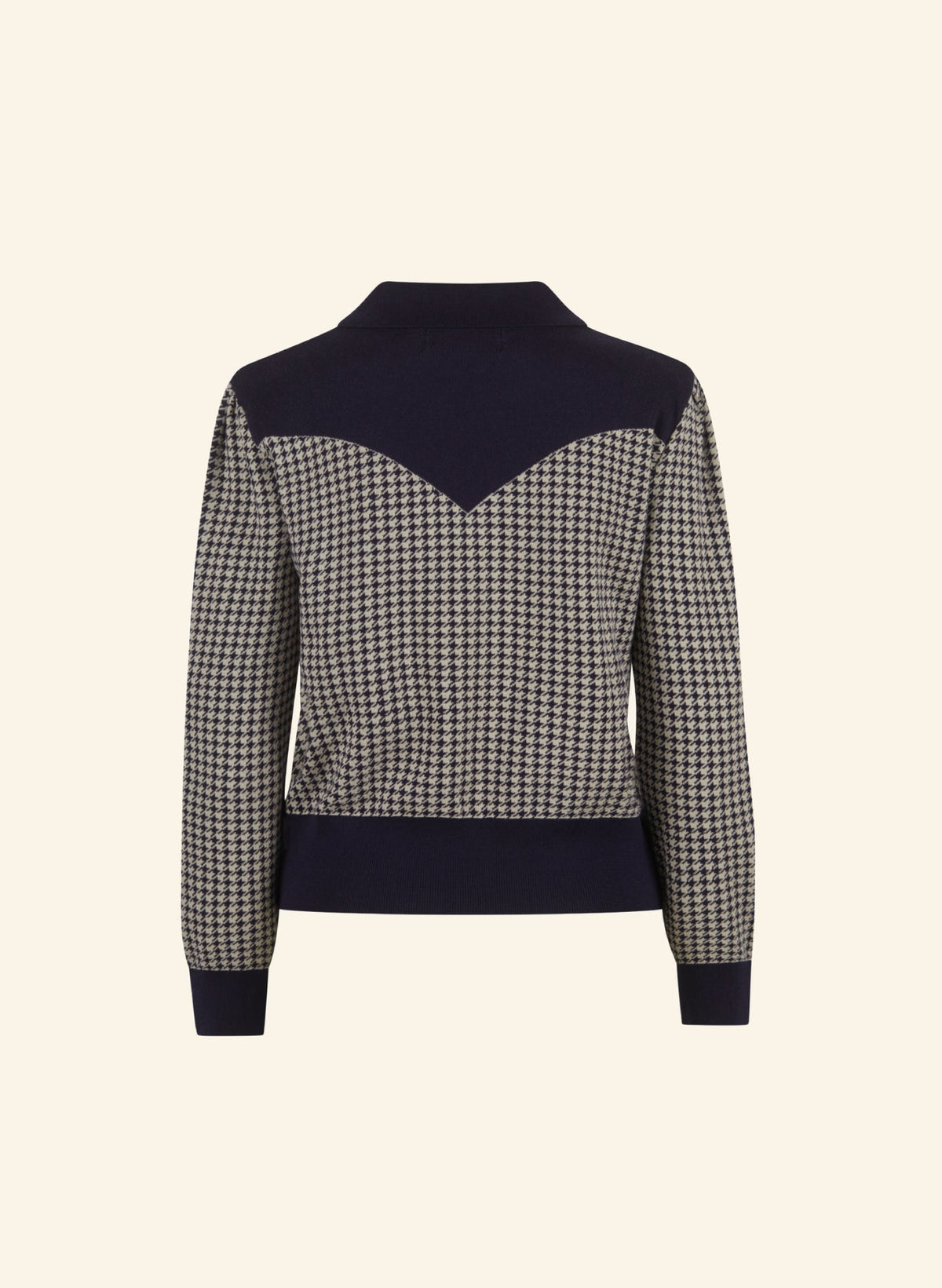 PALAVA - Pullover Belle Navy Houndstooth