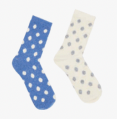 LANIUS - Socken mit Punkten (GOTS)