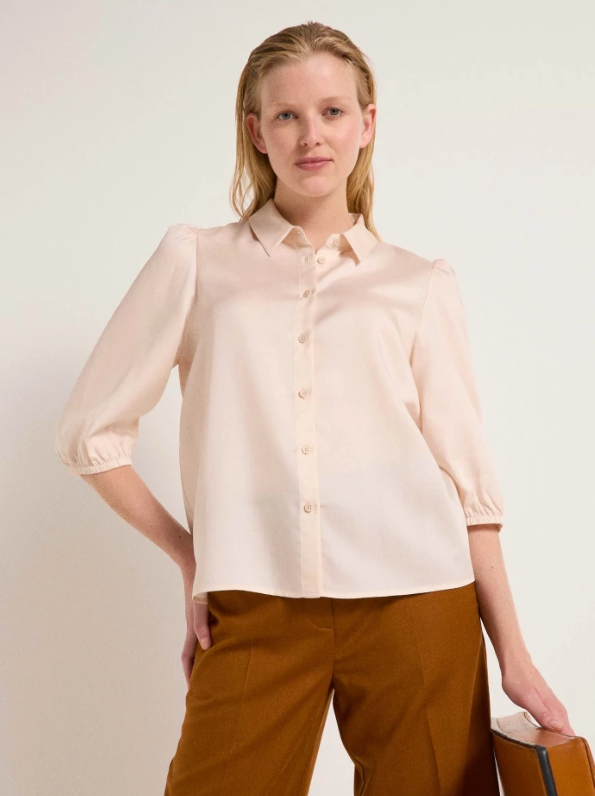 LANIUS - 3/4 Arm Bluse aus Tencel