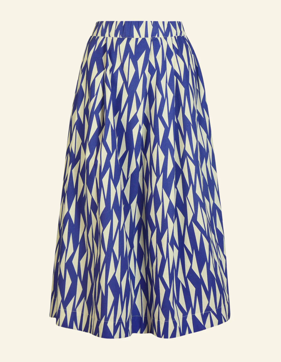 PALAVA - Florence Skirt Navy Box Stripe