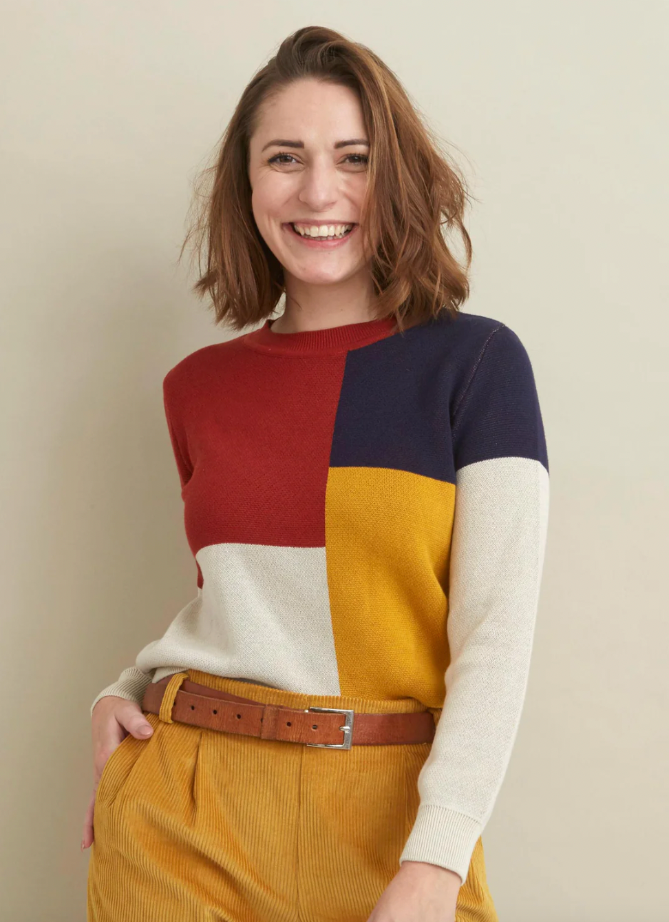 PALAVA - Esther Red Bauhaus Jumper