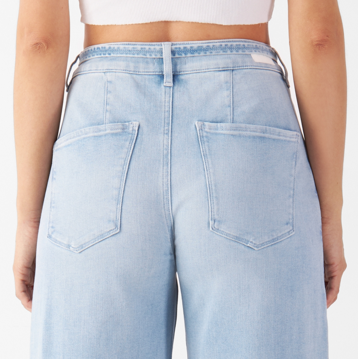 Dawn - Blink Wide Barrel Soft Denim Classic Cropped