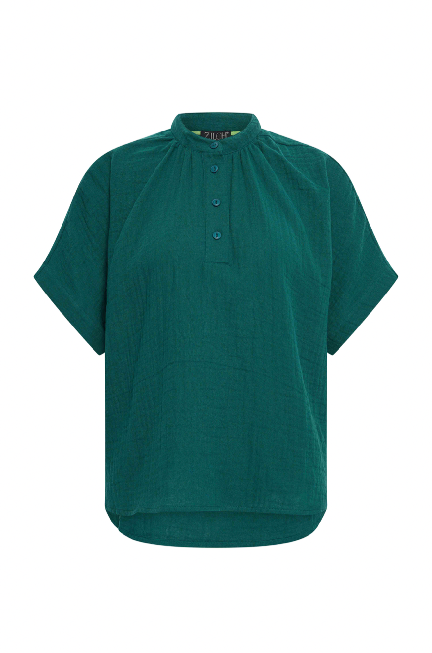 Zilch - Top Buttons Musselin