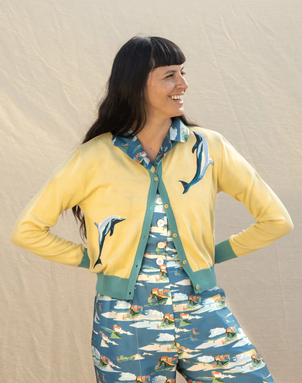 PALAVA - Francesca Jumpsuit Blue Robin Hood&#39;s Bay
