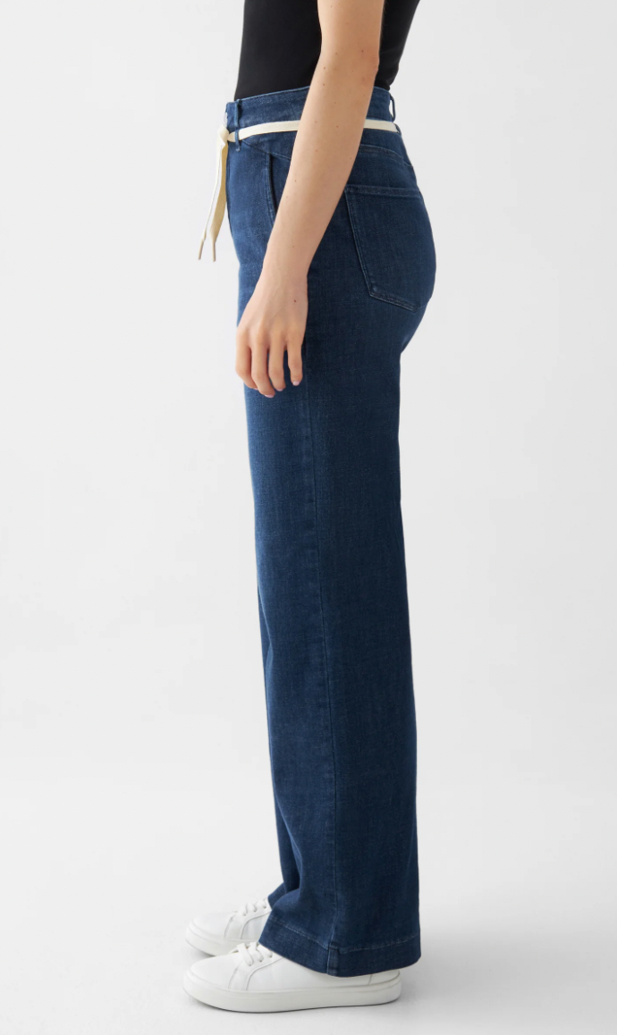 Dawn - Dew Flared Soft Denim French Pocket