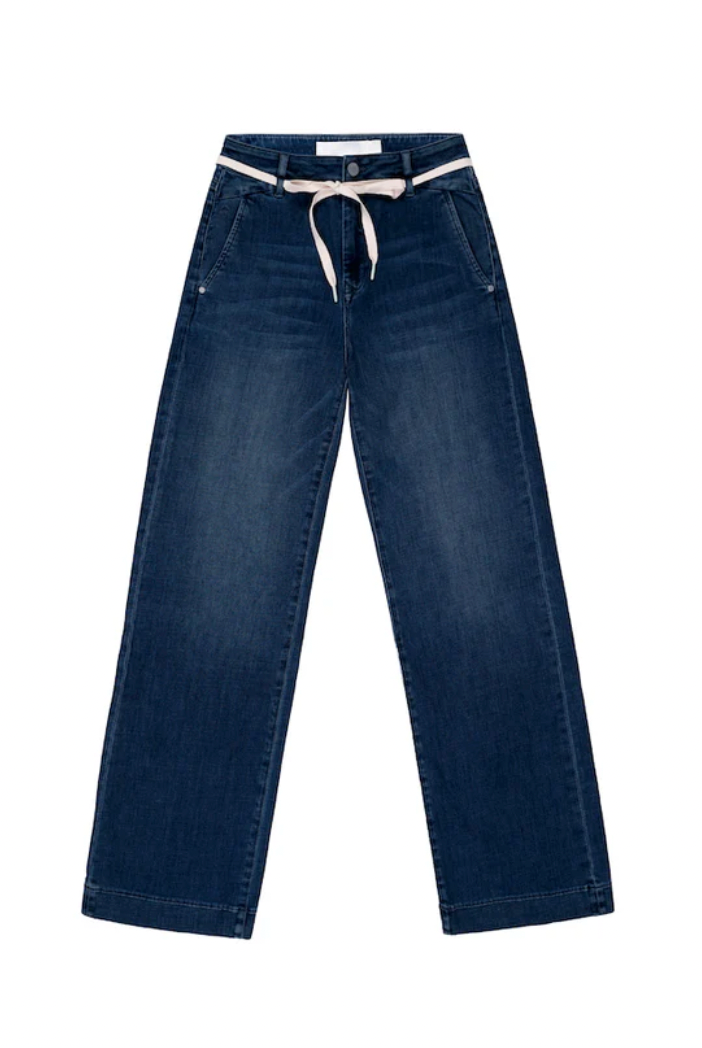 Dawn - Dew Flared Soft Denim French Pocket
