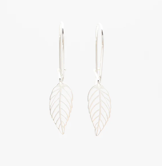 jewelberry - Ohrringe Cut Out Leaf