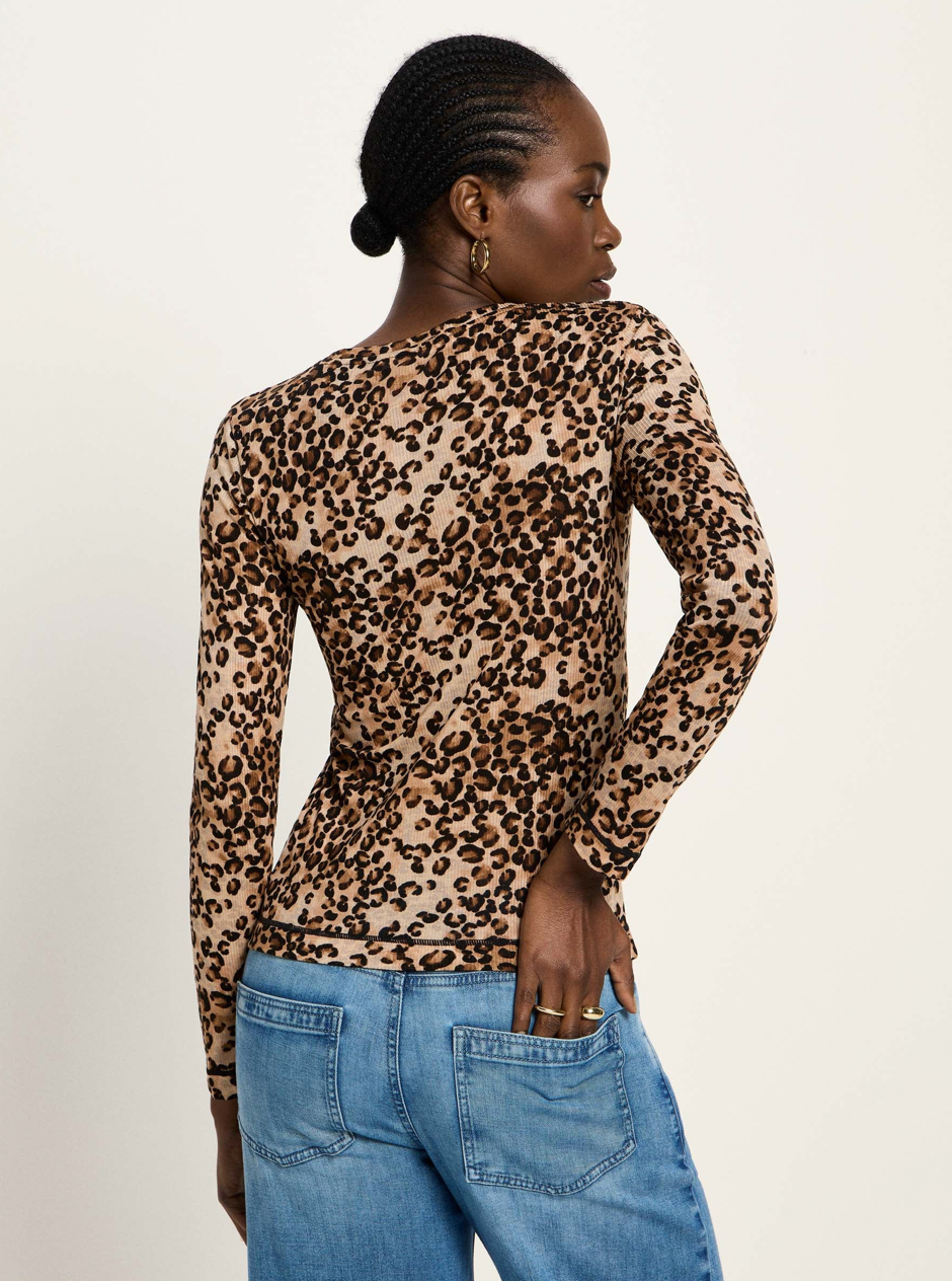 Lanius - Langarmshirt aus Tencel
