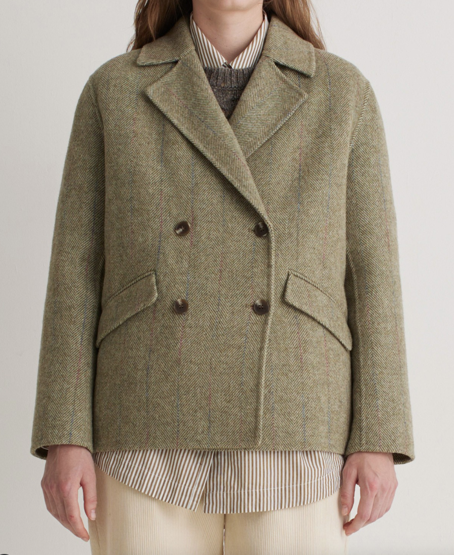 Yerse - Wolljacke mit Kragen