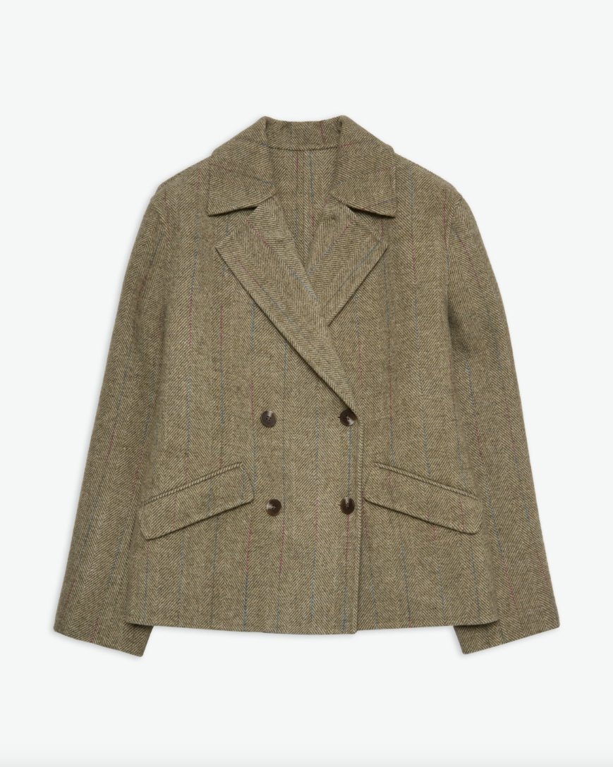 Yerse - Wolljacke mit Kragen