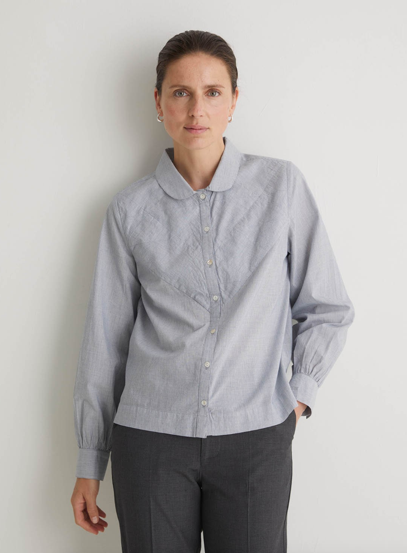 Yerse - Bluse mit schmalen Streifen