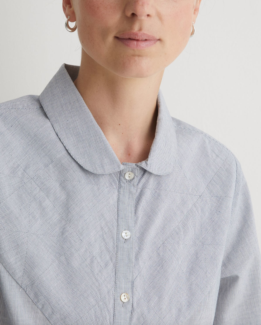 Yerse - Bluse mit schmalen Streifen