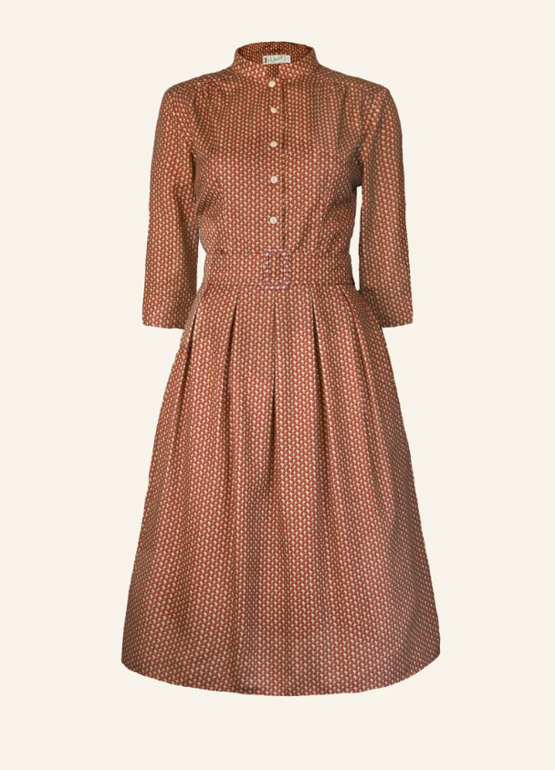 PALAVA - Kleid Cynthia Rust Basket