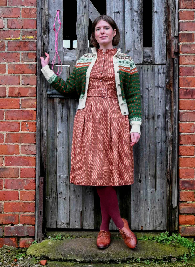 PALAVA - Kleid Cynthia Rust Basket
