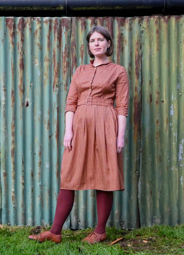 PALAVA - Kleid Cynthia Rust Basket