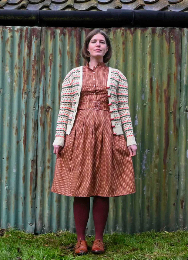 PALAVA - Kleid Cynthia Rust Basket