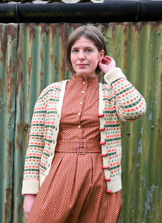PALAVA - Kleid Cynthia Rust Basket