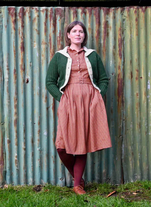 PALAVA - Kleid Cynthia Rust Basket