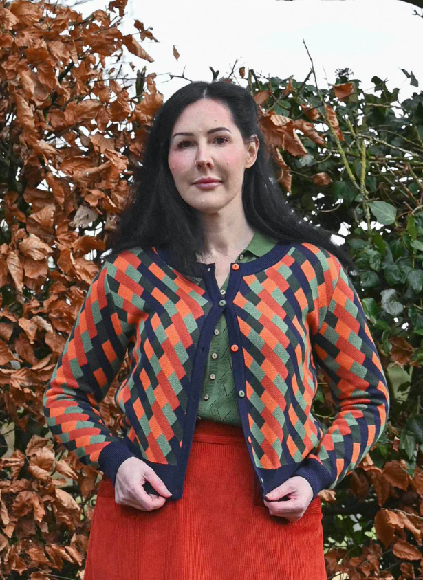 PALAVA - Cardigan Vera Coral Kaleidoscope