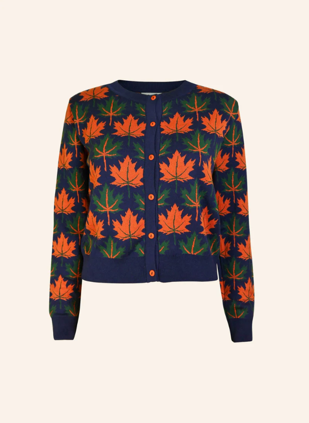 PALAVA - Cardigan Vera Autumn Leaves