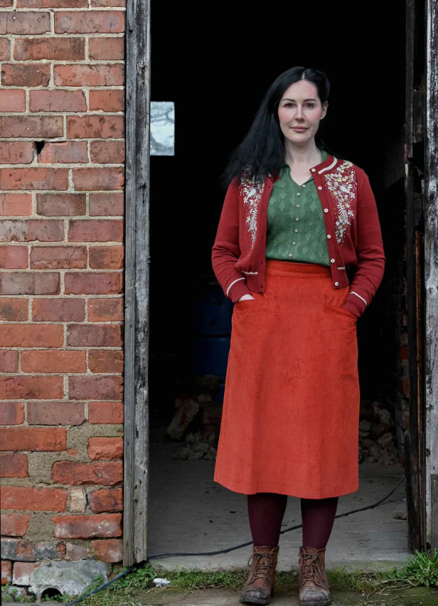 PALAVA - Cardigan Vera Burgundy Berries
