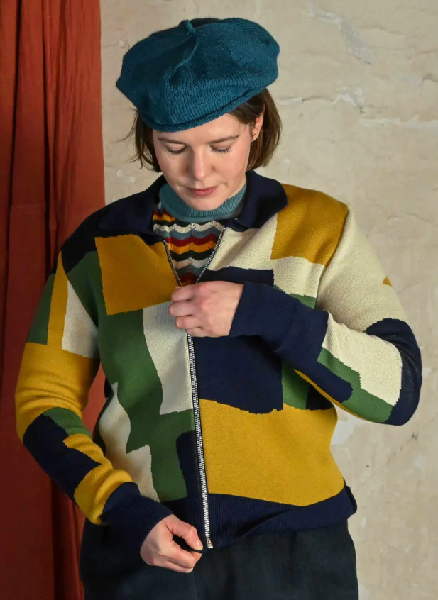 PALAVA - Cardigan Kate Mustard Boxes