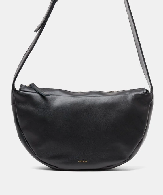 Ann Kurz - Soft Halfmoon Shoulder Bag