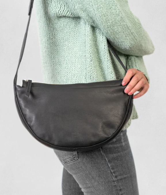 Ann Kurz - Soft Halfmoon Shoulder Bag