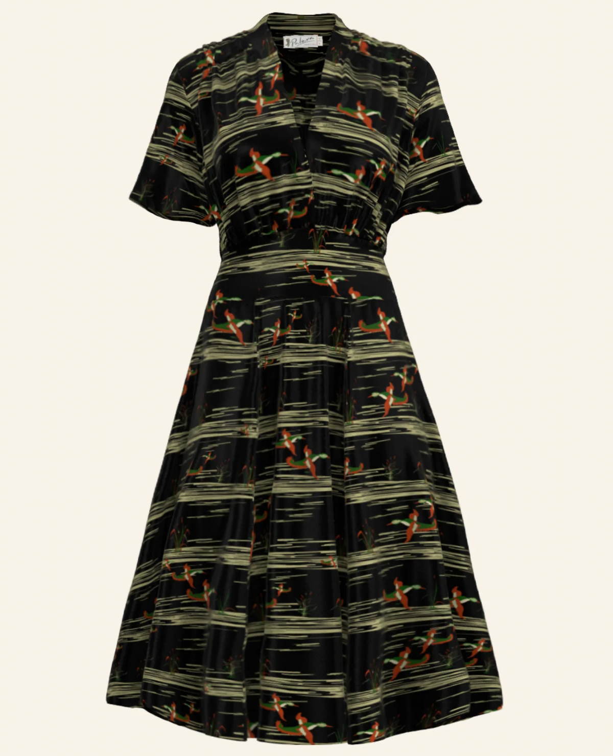 PALAVA - Kleid Rita Black Flying Ducks