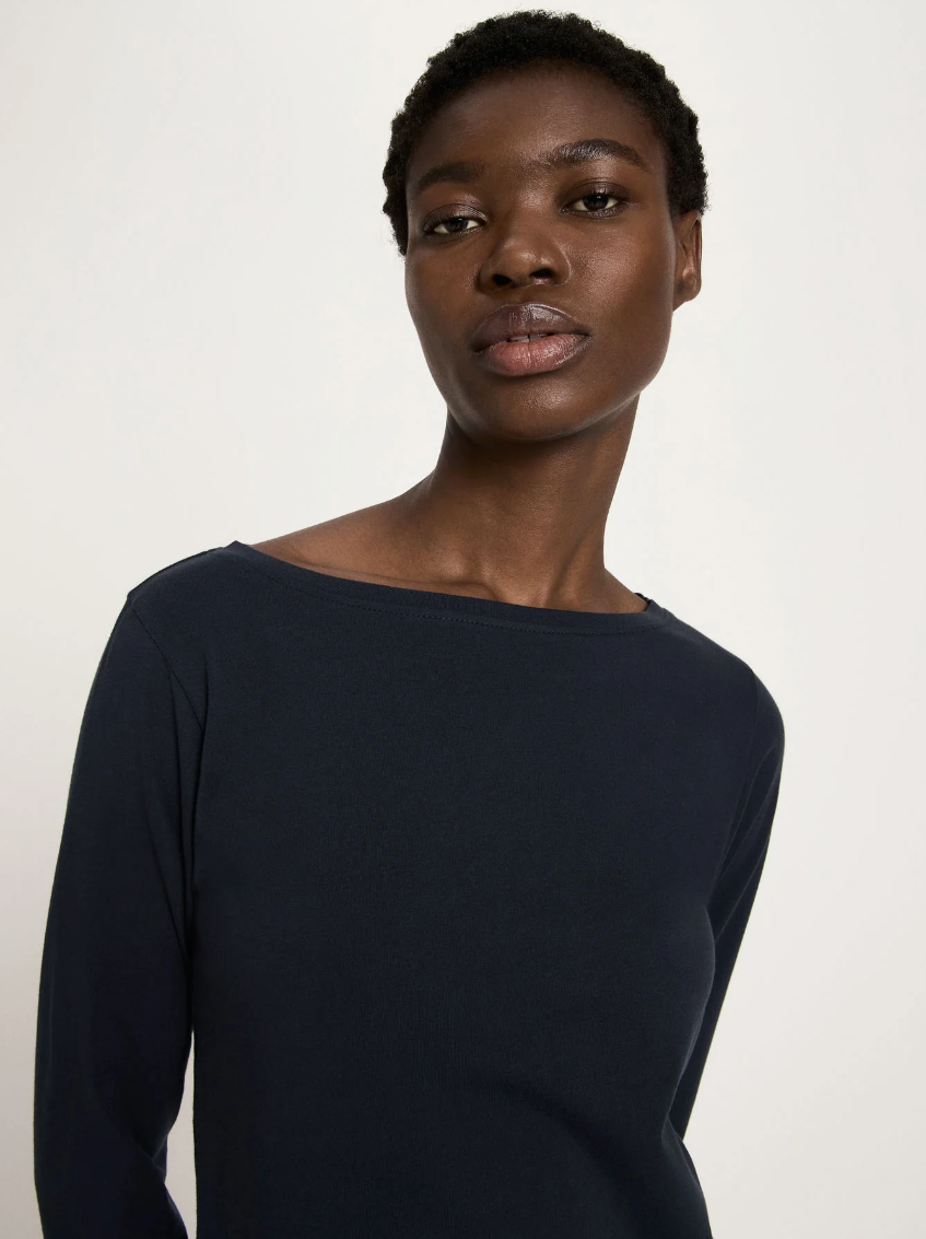 Lanius - U-Boot Shirt mit 3/4 Arm GOTS