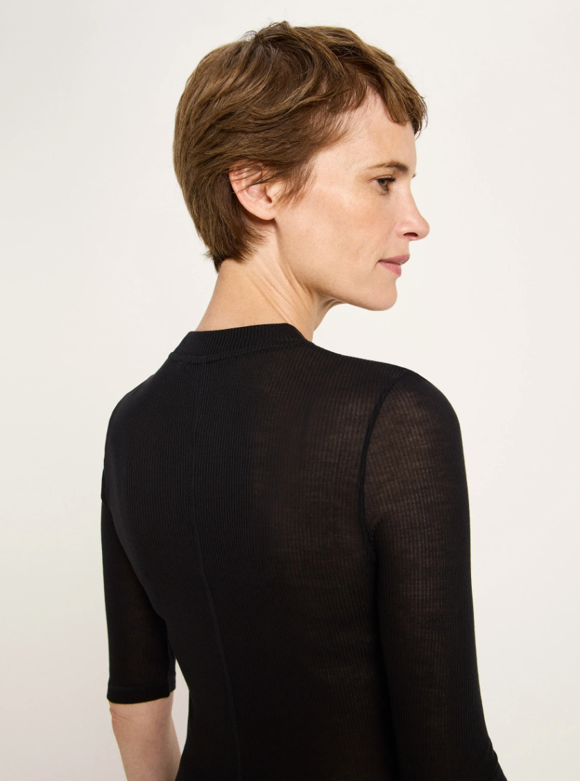 Lanius - Stehkragenshirt aus Tencel™