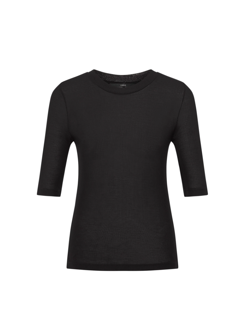 Lanius - Stehkragenshirt aus Tencel™
