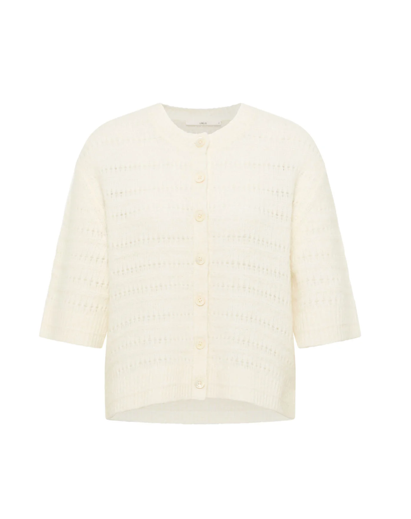 Lanius - Strickjacke 3/4 Arm mit Ajour