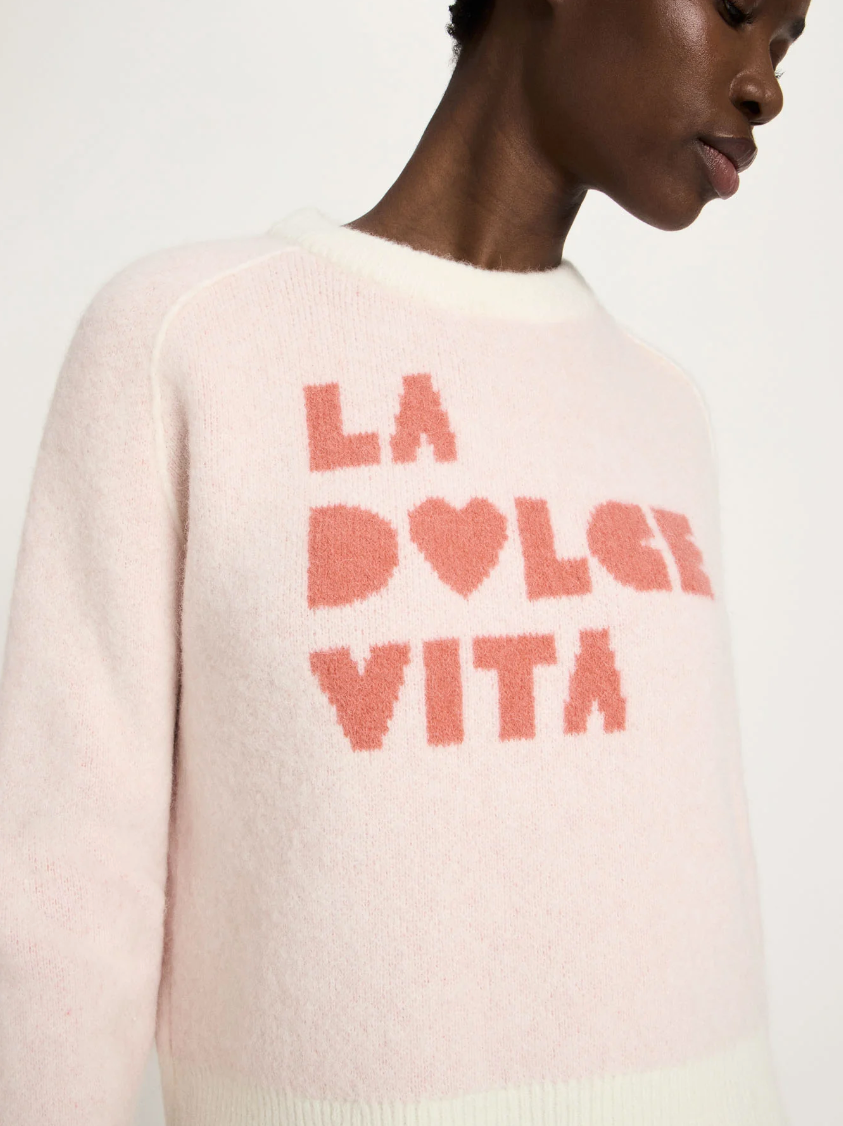 Lanius - Jacquard-Pullover