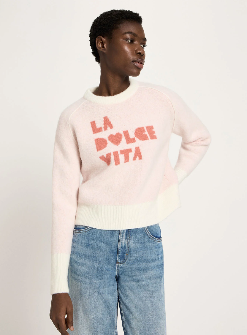 Lanius - Jacquard-Pullover