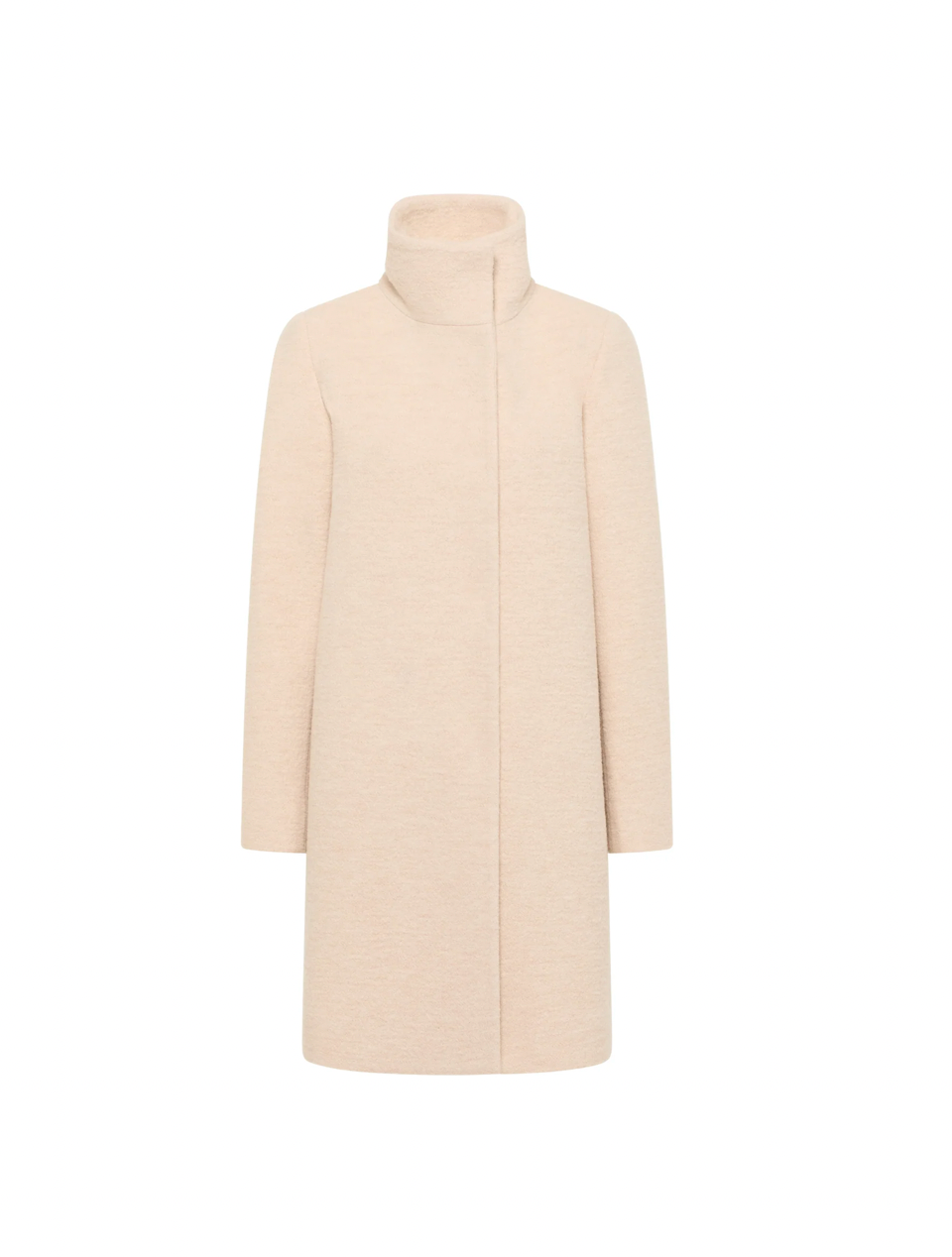 Lanius - Walkmantel mit Stehkragen GOTS