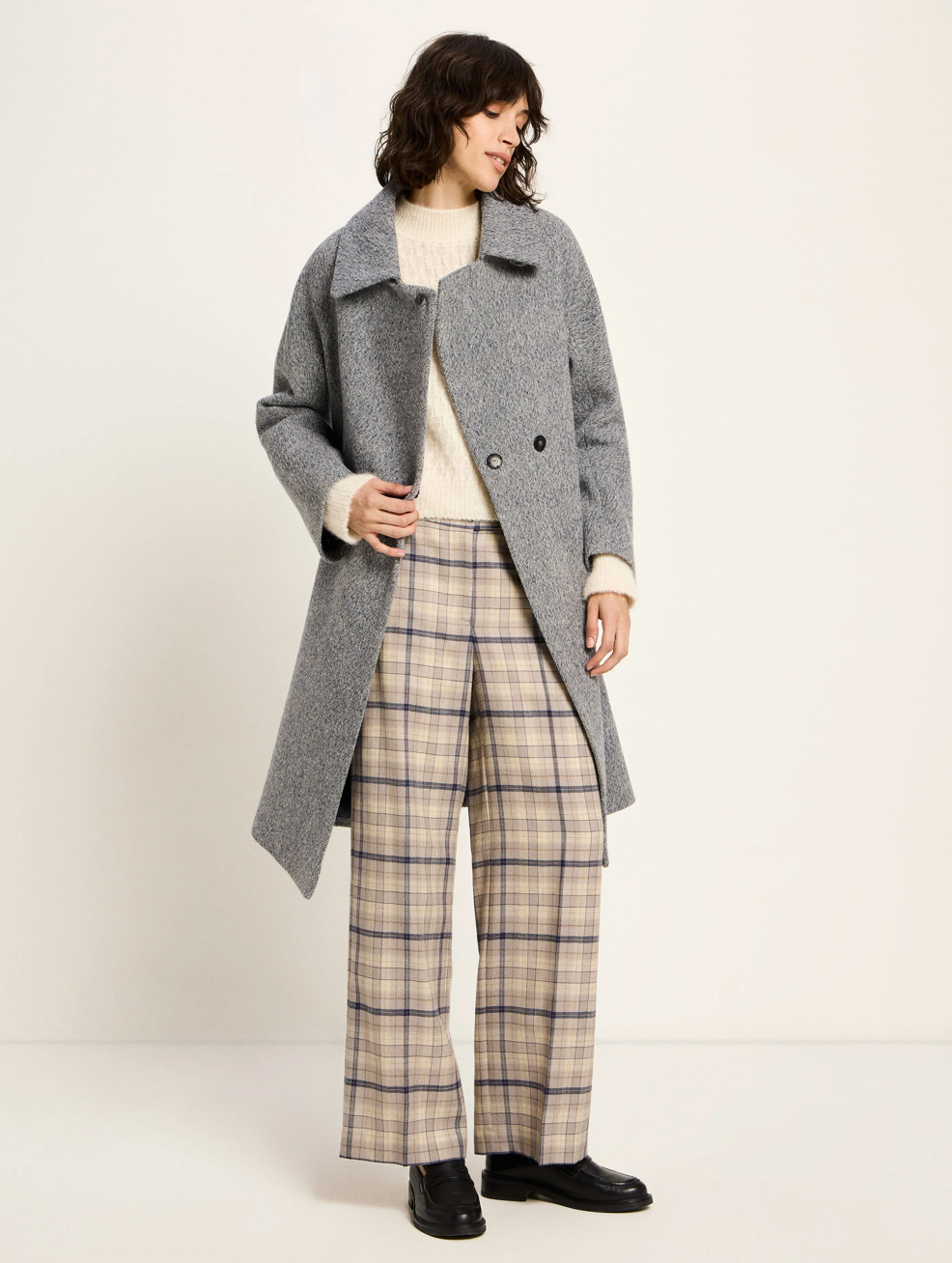 Lanius - Mantel mit Bindegürtel