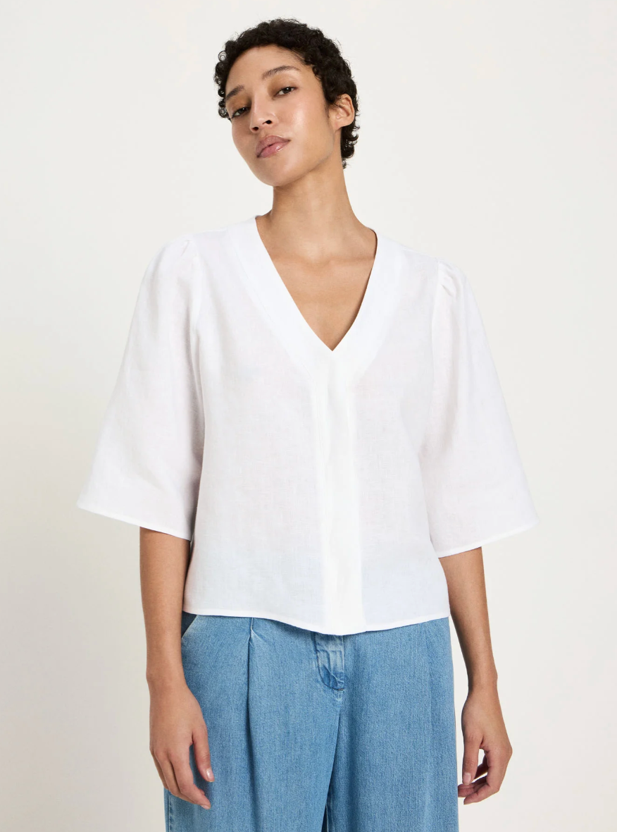 Lanius - 3/4 Arm Bluse GOTS