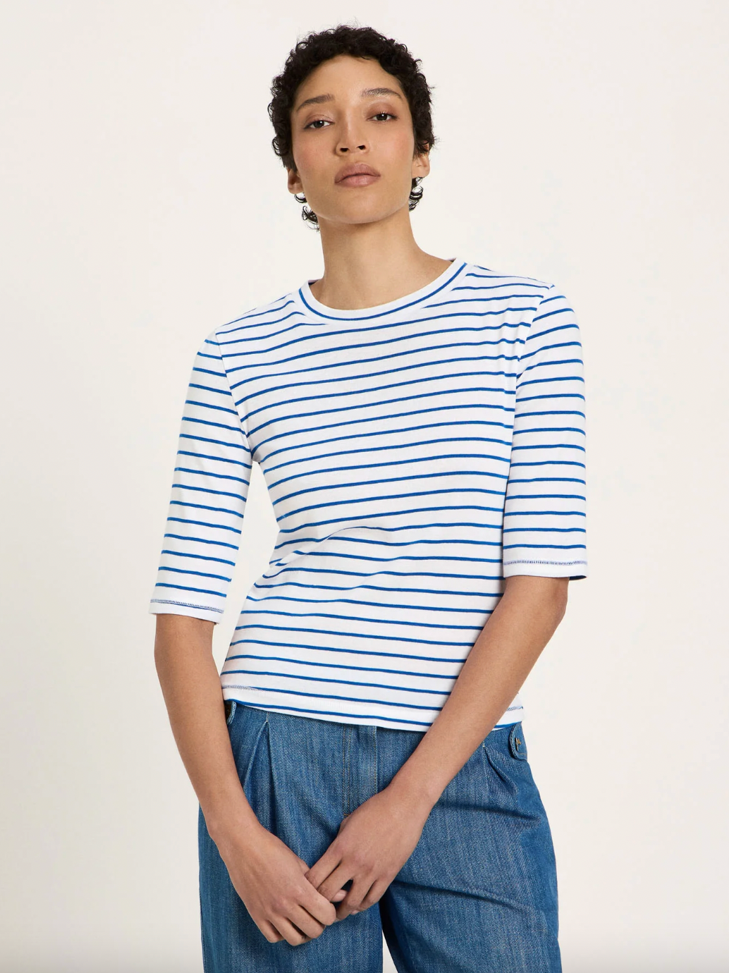 Lanius - Halbarmshirt GOTS