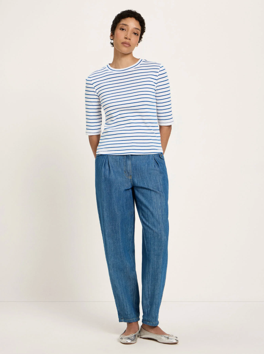 Lanius - Halbarmshirt GOTS