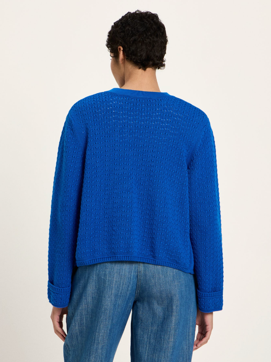 Lanius - Strickjacke mit Struktur GOTS