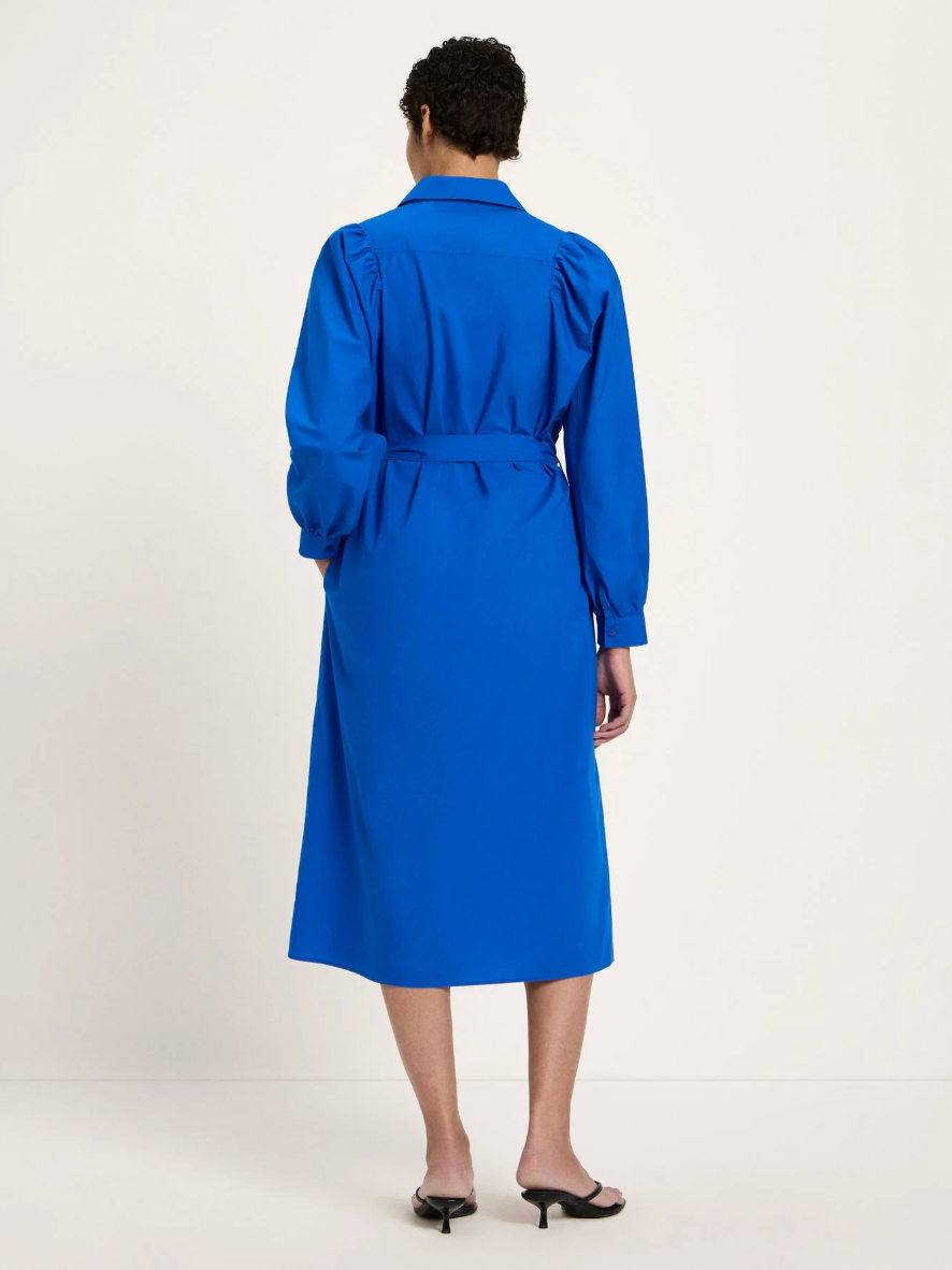 Lanius - Kleid mit Kräuseln GOTS