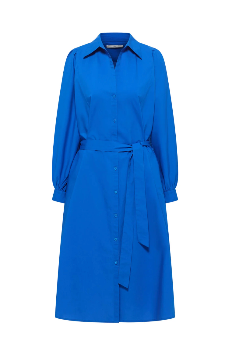Lanius - Kleid mit Kräuseln GOTS