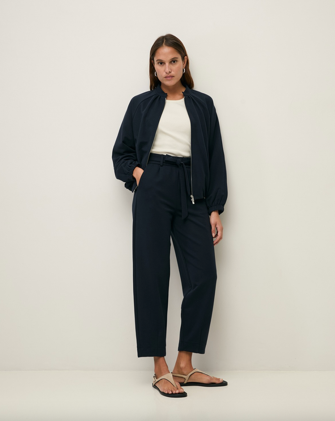 Yerse - Hose mit weitem Bein und Gürtel