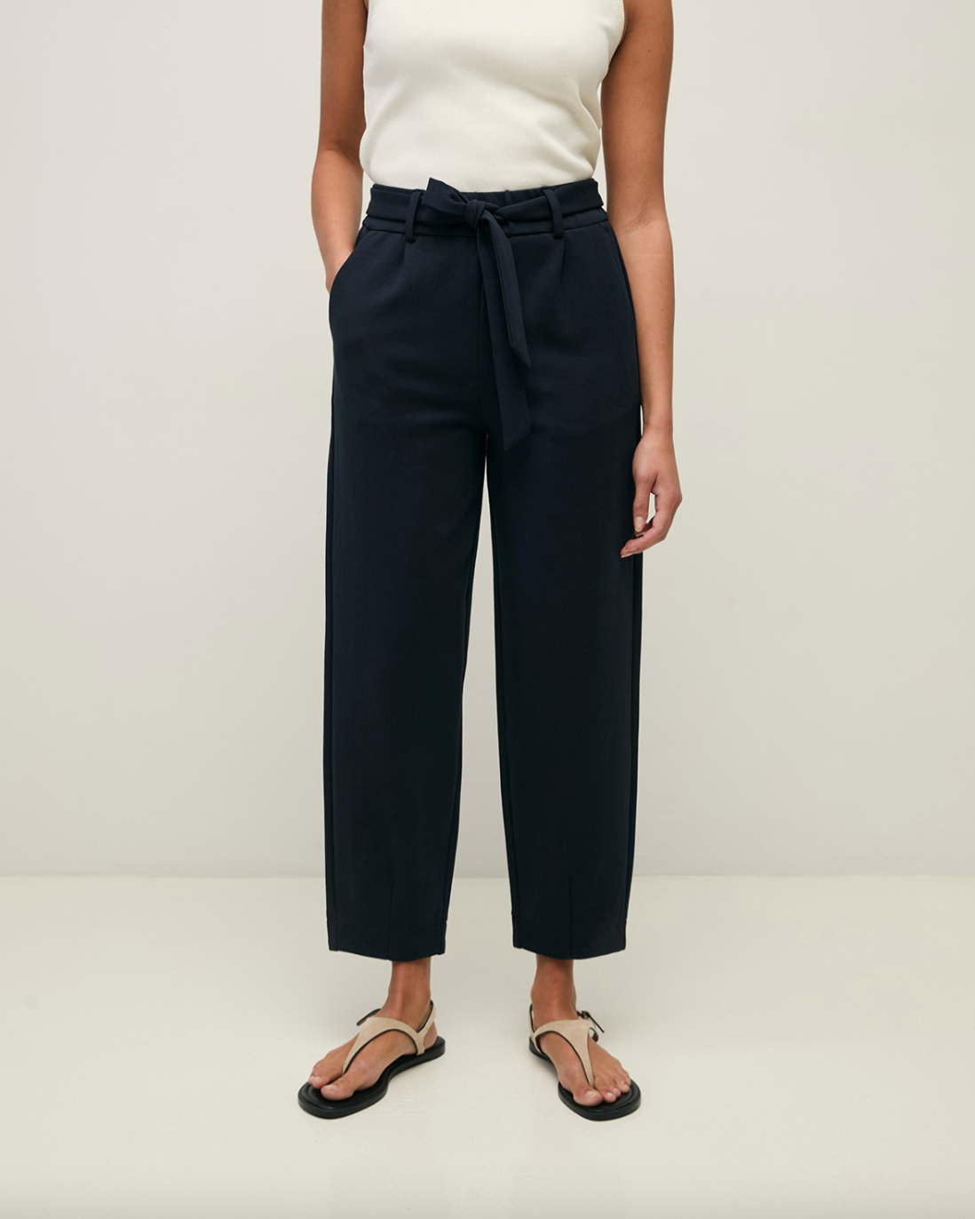 Yerse - Hose mit weitem Bein und Gürtel