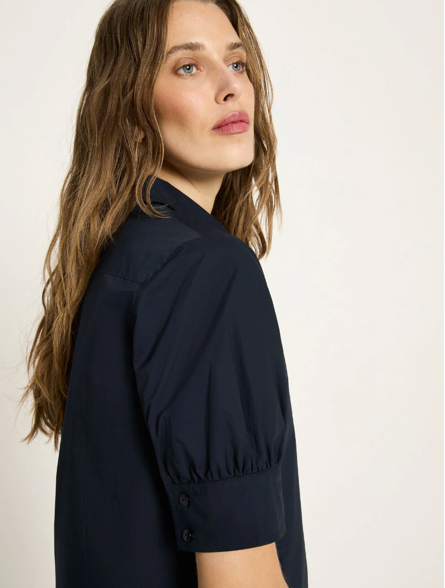 Lanius - Bluse mit Puffärmeln GOTS