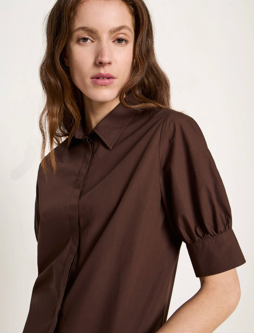 Lanius - Bluse mit Puffärmeln GOTS