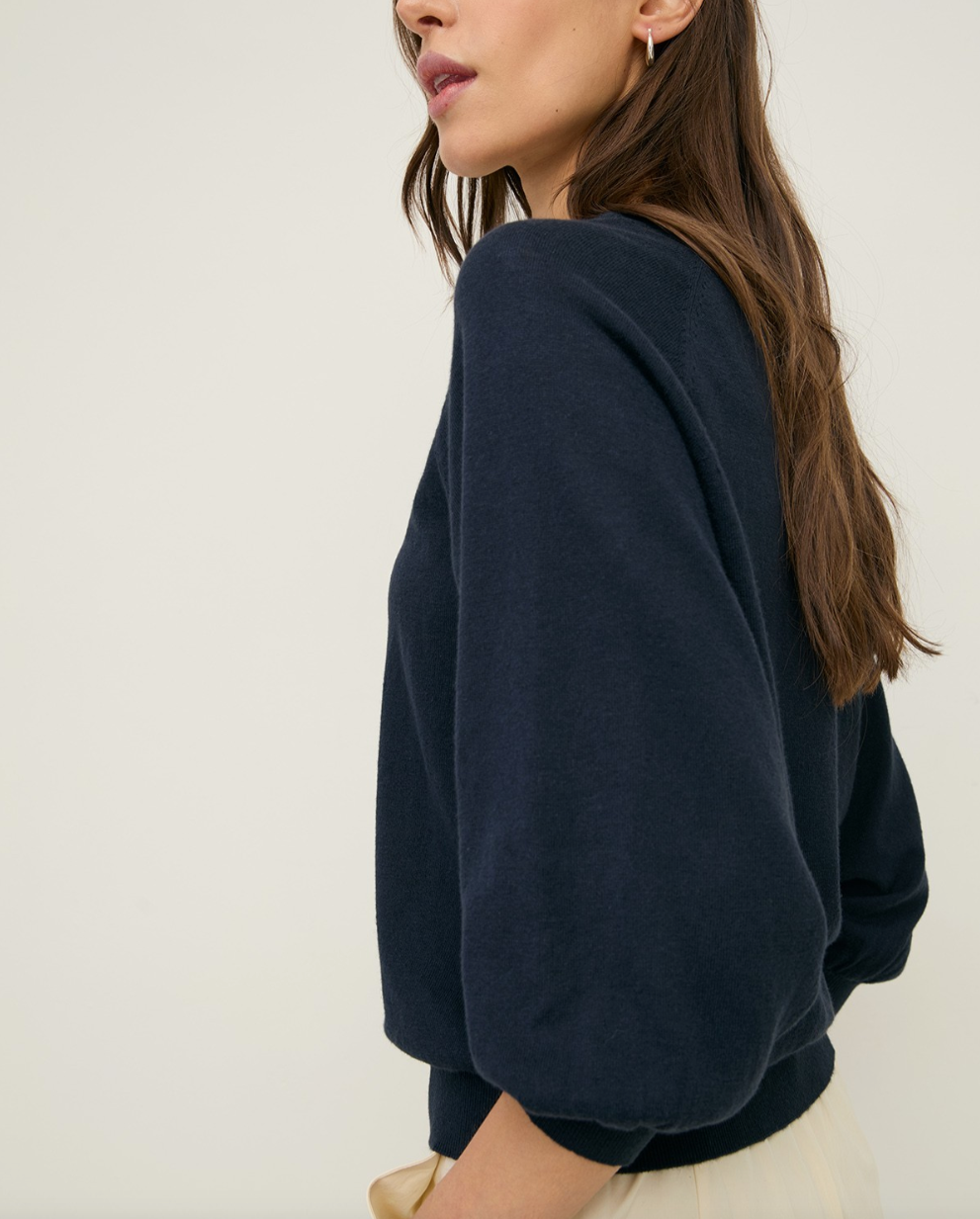Yerse - Strickjacke mit Puffärmeln