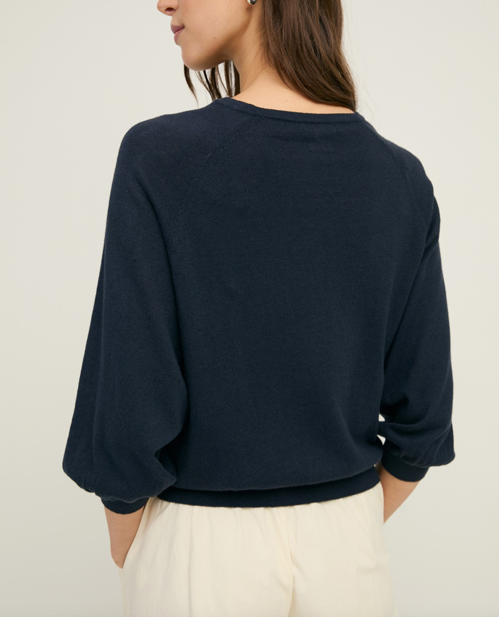 Yerse - Strickjacke mit Puffärmeln